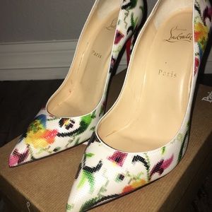 Christian Louboutin Pumps Floral Pattern